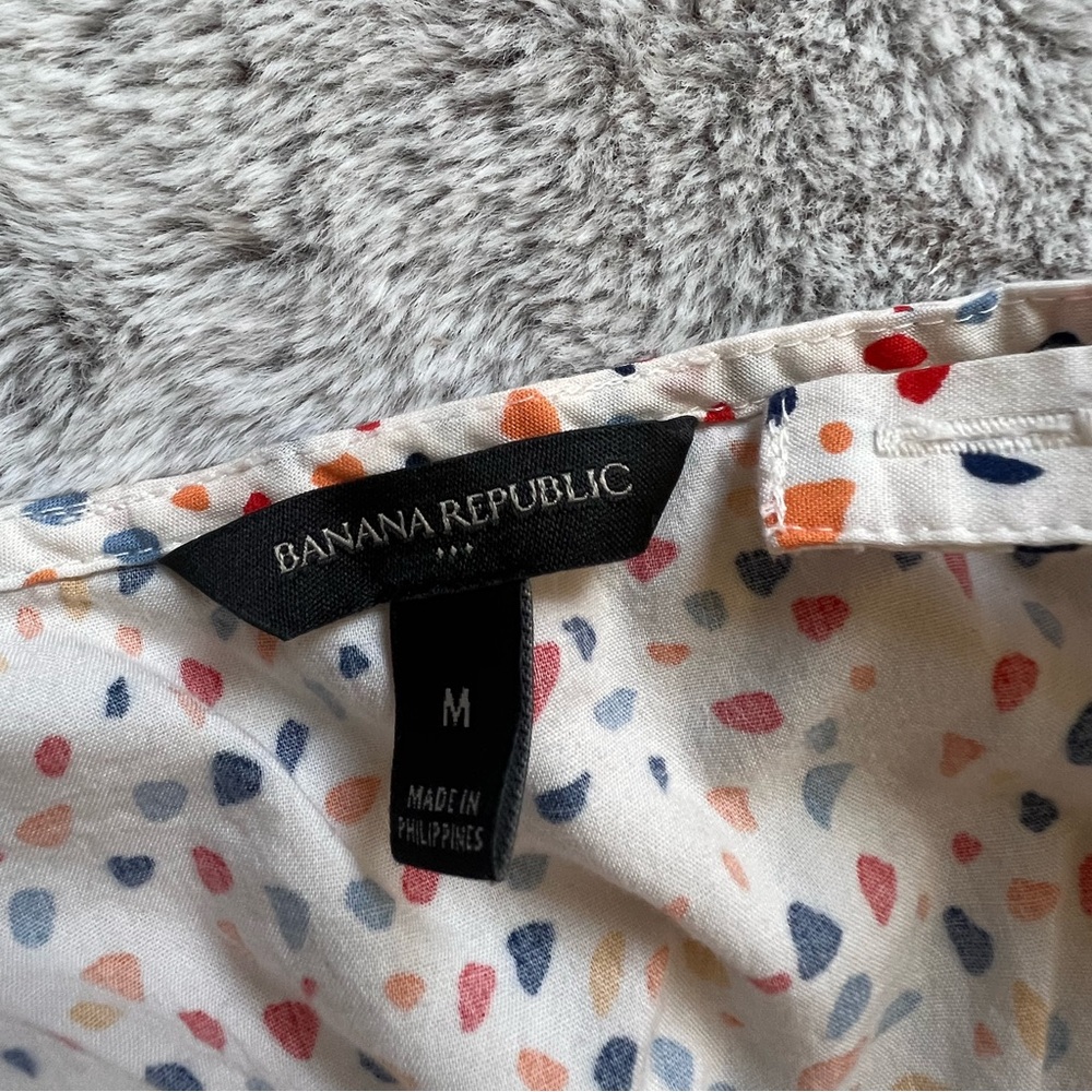 Patterned Button-Down Banana Republic Spring Dress - image 6